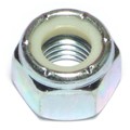 Midwest Fastener Nylon Insert Lock Nut, 9/16"-12, Steel, Grade 2, Zinc Plated, 25 PK 03654